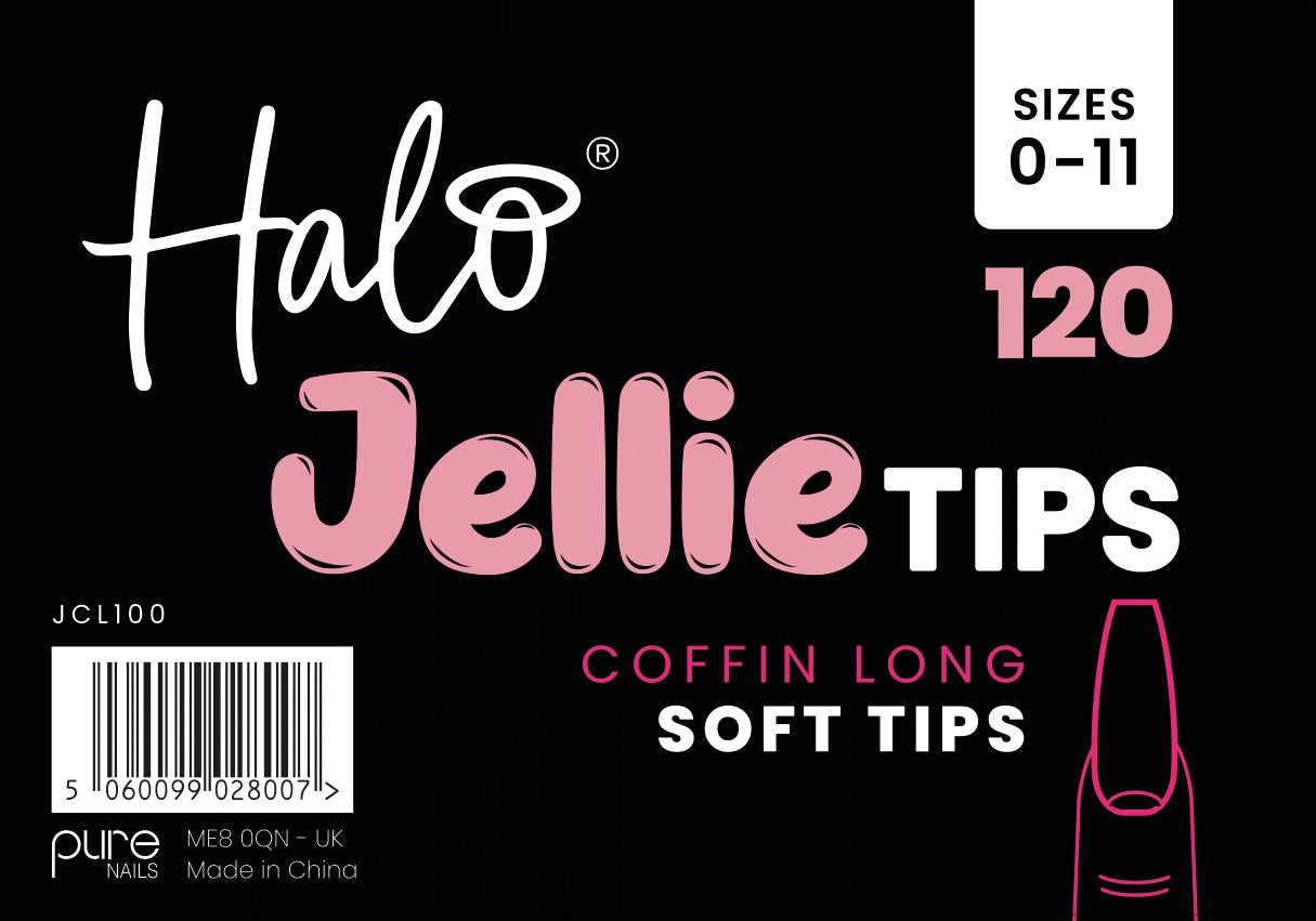 Halo Jellie Tips Coffin Long 120