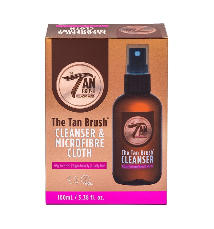 The Tan Brush Cleanser & Mircofibre Clot