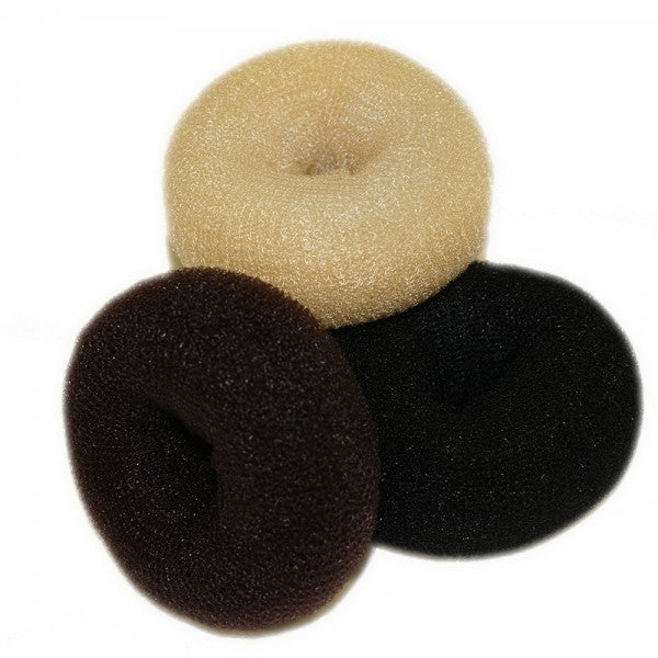 Hairtools Bun Ring Black - Large 12Cm