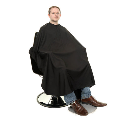 Crewe Barbers Cape Stud Neck - Black