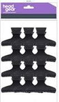Headgear Butterfly Clamp 12Pk Black