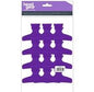 Headgear Butterfly Clamp 12Pk Purple