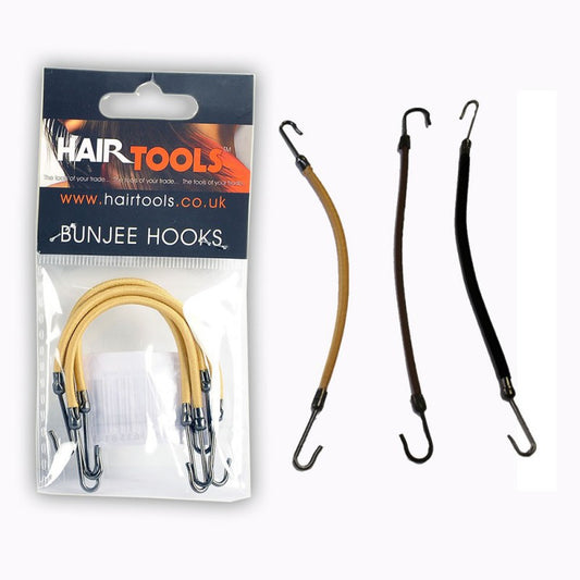 Hairtools Bunjee Hooks Black