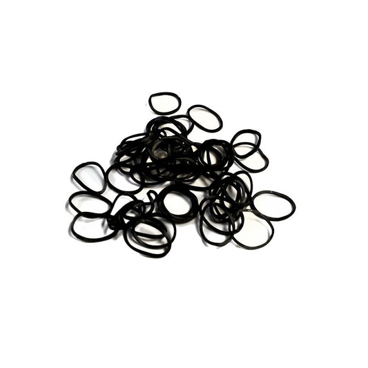 Hairtools Rubber Bands - 300Pk Blk