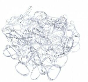 Hairtools Rubber Bands - Clear 300Pk