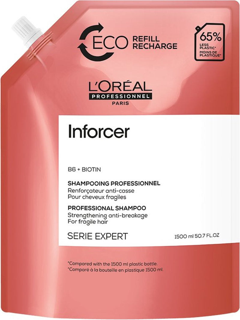 Loreal Inforcer Shampoo 1500Ml Refill
