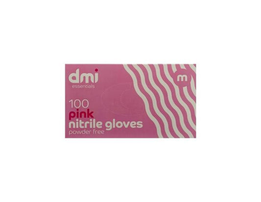 Dmi Pink Nitrile Pf - 100Pk Medium