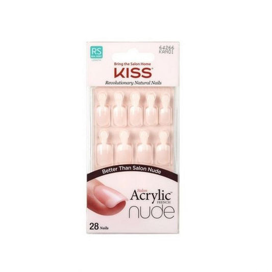 Kiss Acrylic Nails - Short Nude