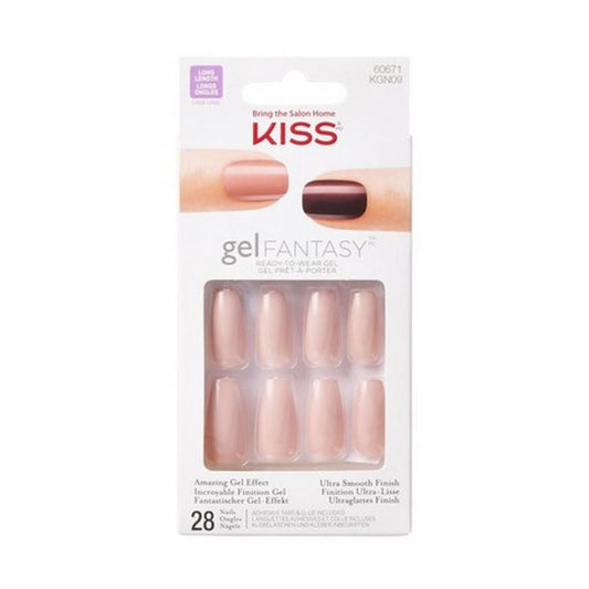 Kiss Gel Fantasy Nails - Ab Fab Burgundy