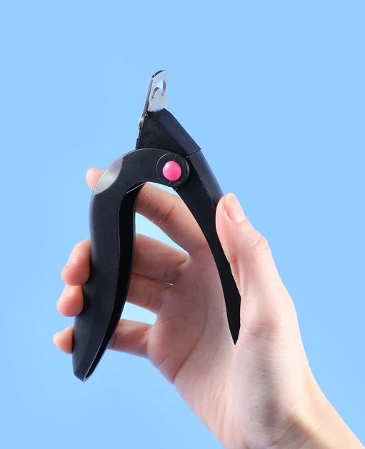 Nail Tip Cutter With Trim Locator -Black