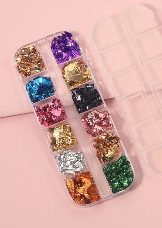 Nail Art Foil Pack - Multi Color