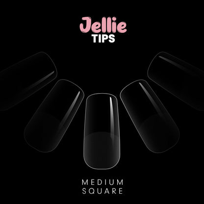 Halo Jellie Tips Med  Square Size9 50Pk