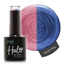 Halo Gel Polish - Denim/Pink