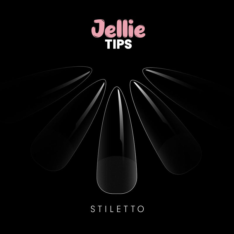 Halo Jellie Nail Tips 480Pk Stiletto