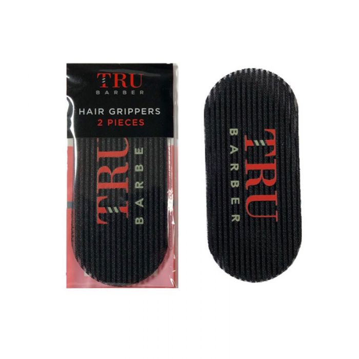 Tru Barber Grippers Red Black (2Psc)