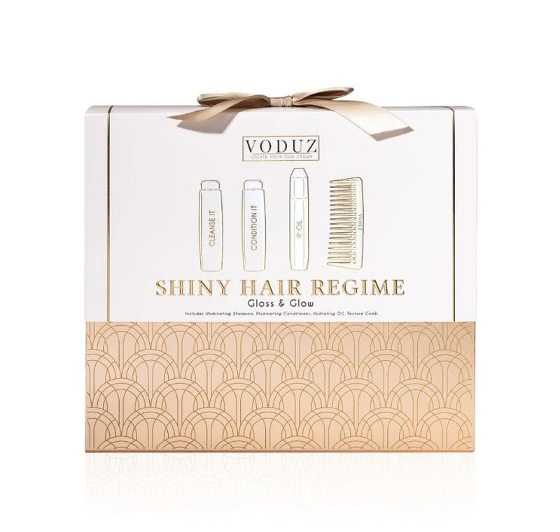 Voduz Shiny Hair Regime Gloss & Glow Set