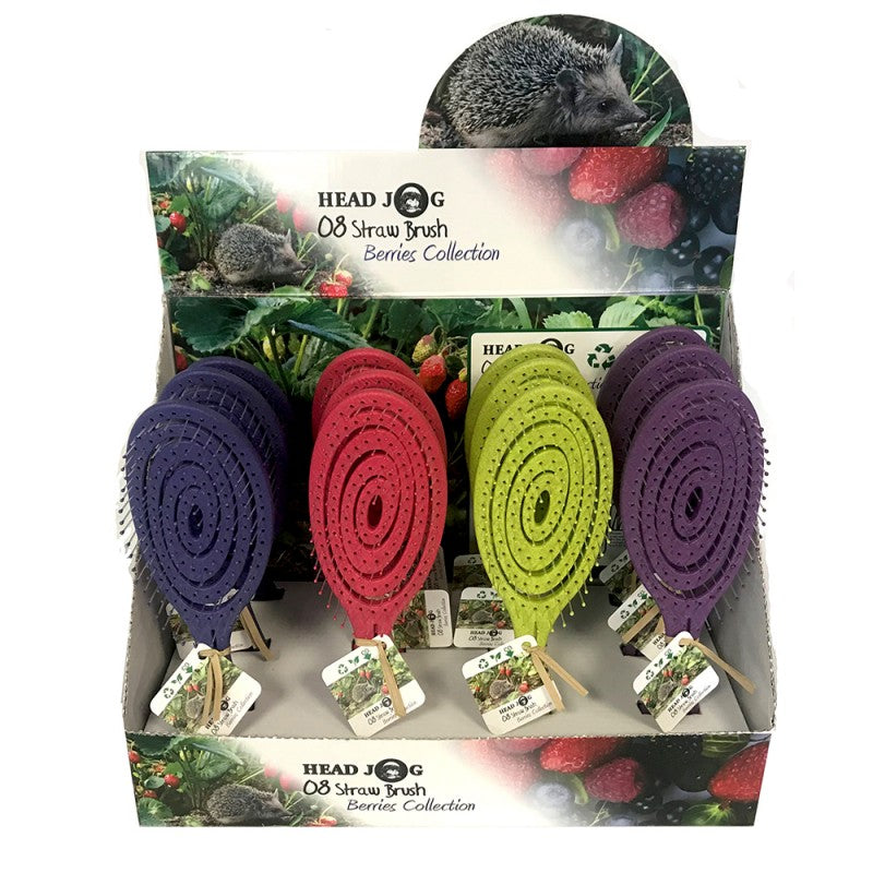 Head Jog Straw Brush - Blueberry