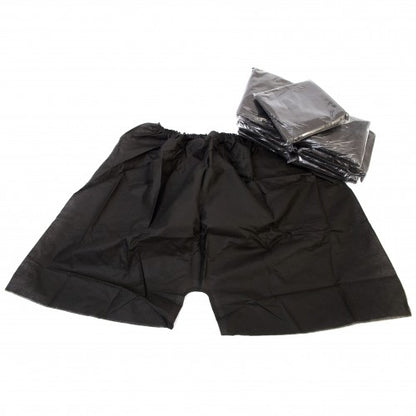 Disposable Shorts Black 10Pk