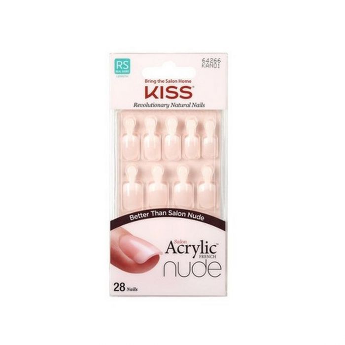 Kiss Acrylic Nails - Short Nude