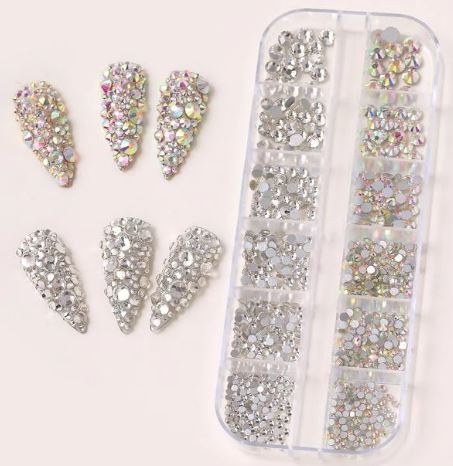 Nail Art Rhinestone Collection Box