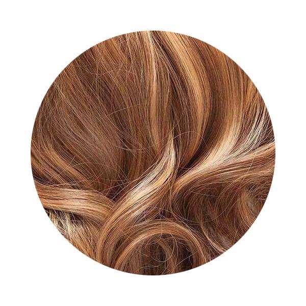1Pc Curly Clip In - Honey Blush 