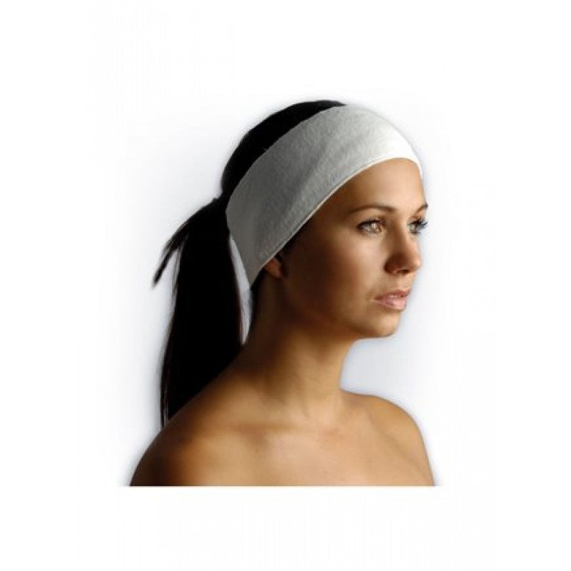 Headband With Velcro (White)