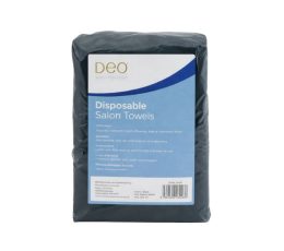 Deo Black Disposable Towels 50pk