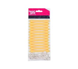 Headgear Perm Rods 8mm - Yellow