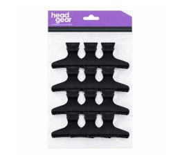 Headgear Large Black Butterfly Clamps 12pk