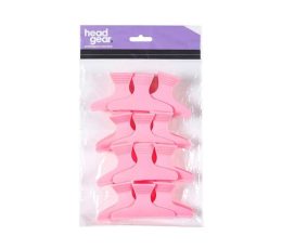 Headgear Small Pink Butterfly Clamps 12pk