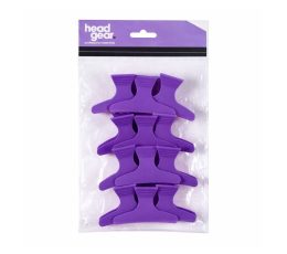 Headgear Large Purple Butterfly Clamps 12pk
