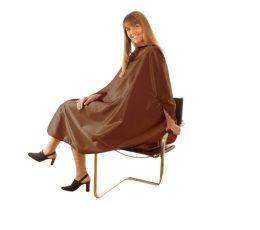Hairtools Bronze Satin Gown Cutting Cape