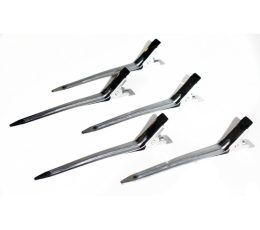 Hairtools Silver Section Clips 6pk