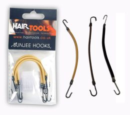 Hairtools Bunjee Hooks Black