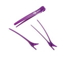 HeadJog Klip-Itz Purple Section Clips 6pk