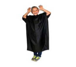 Hairtools Kids Black Gown Water Repellent Cutting Cape