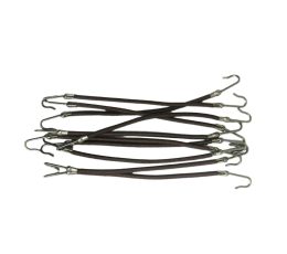 Sibel Black Bungee Hooks 12pk