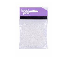 Headgear Clear Elastic Bands 500pk